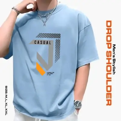 Picture of Men's Stylish DROP SHOULDER T-Shirt