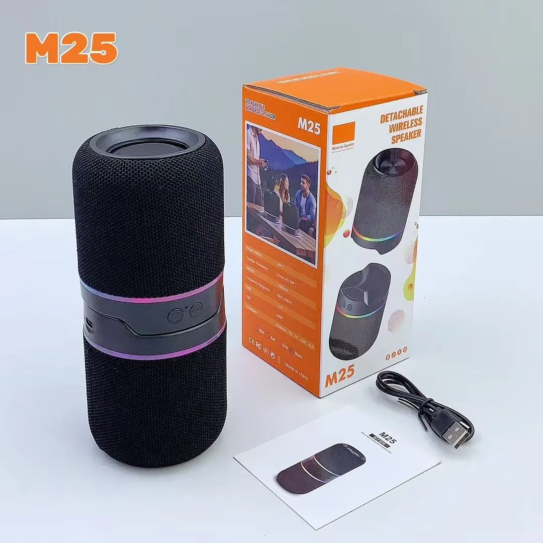 Picture of NEW M25 Outdoor Wireless DJ Two-in-one Split Speakers (10W, Bluetooth, LED)