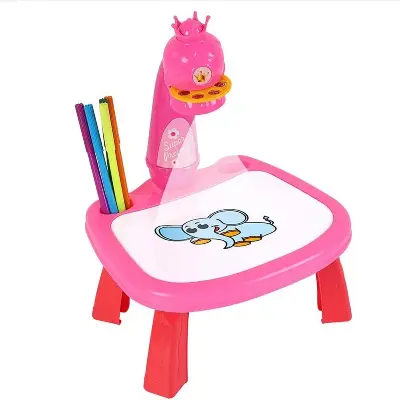 Picture of Little Hands Drawing Projector Table for Kids, Trace and Draw Projector Toy with Light