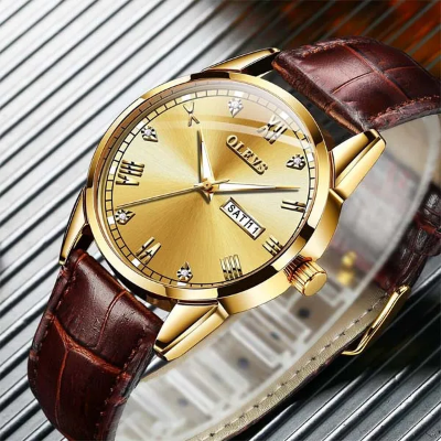 Picture of OLEVS 6896 Luxury Simple and Modern Watch (Golden)