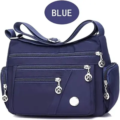 Picture of Women’s Nylon Waterproof Large Capacity Crossbody Bag (Blue)