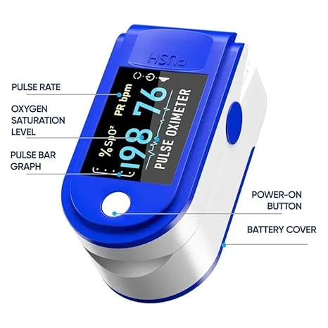 Picture of LK87 Fingertip Pulse Oximeter And thermometer Combo Offer