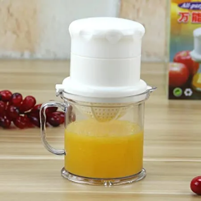 Picture of Manual Hand Press Juicer Squeezer Multifunctional Food Grade PP Small Portable Kitchen Appliance Fruit Extractor