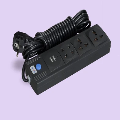 Picture of Maxline 6 Feet=2M 2 USB Port Multiplug - ML-212