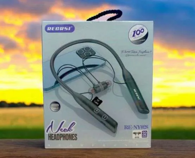 Picture of RECRSI RE-NY028 Hanging Neckband Earphone - Black