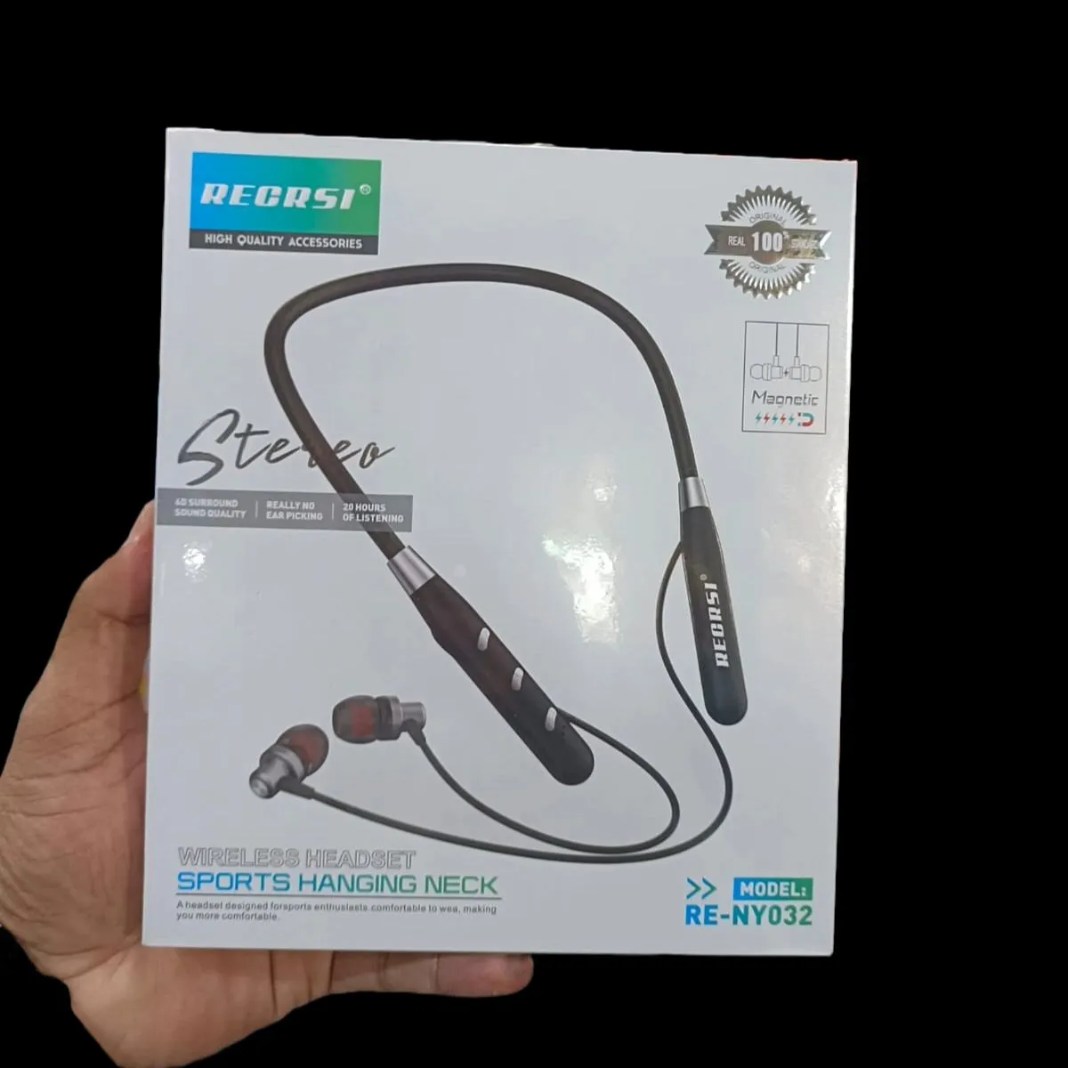 Picture of Regarsi NY032 Bluetooth Neckband Wireless Earphone