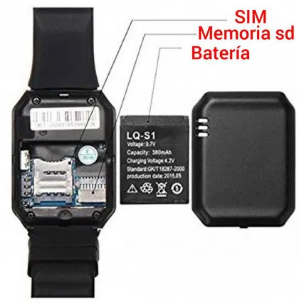 Picture of DZ09 SIM Supported LCD Touchscreen Smart Watch
