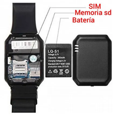 Picture of DZ09 SIM Supported LCD Touchscreen Smart Watch