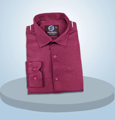 Picture of Premium China Micro Stig Shirt (Formal / Casual) (Maroon)
