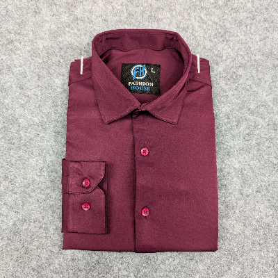Picture of Premium China Micro Stig Shirt (Formal / Casual) (Maroon)