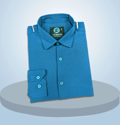 Picture of Premium China Micro Stig Shirt (Formal / Casual) (Ocean Blue)