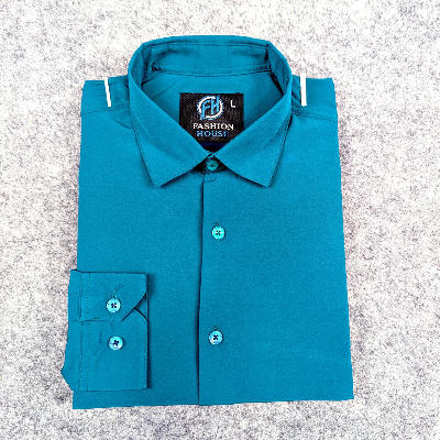Picture of Premium China Micro Stig Shirt (Formal / Casual) (Ocean Blue)