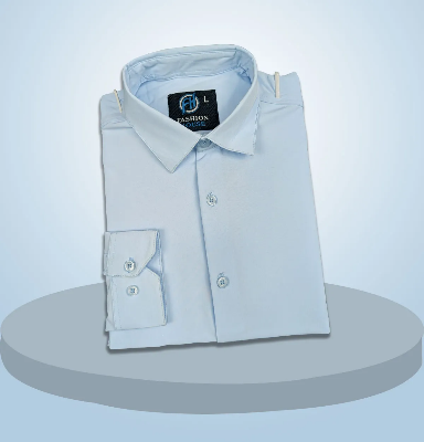 Picture of Premium China Micro Stig Shirt (Formal / Casual) (Light Sky)