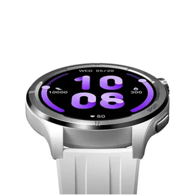 Picture of Haylou Solar Neo 1.53" Bluetooth Calling Smart Watch (Silicone+Woven) Strap- Silver