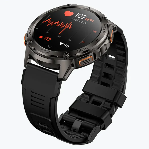 Picture of KOSPET TANK T3 1.43″ HD AMOLED With 130+ Sports Modes Military-Grade Smart Watch - Black