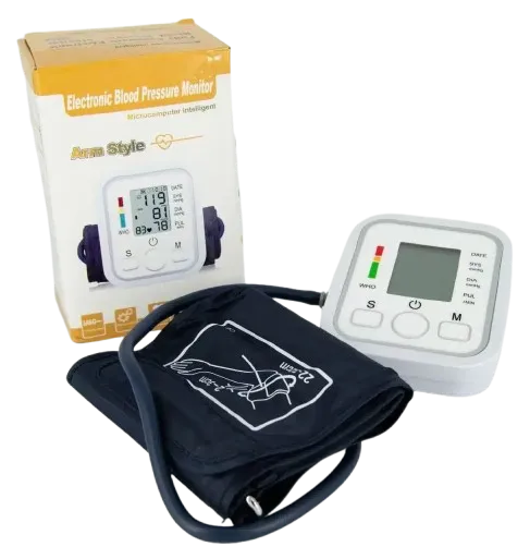 Picture of Medical Equipment 4-in-1 Combo Pack with Free Thermometer (Glucose Meter + Nebulizer + BP Monitor + Oximeter)
