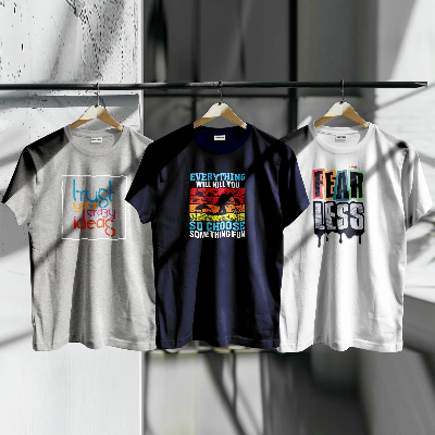 Picture of Unique Design Cotton T-Shirt 3-Piece Combo Pack