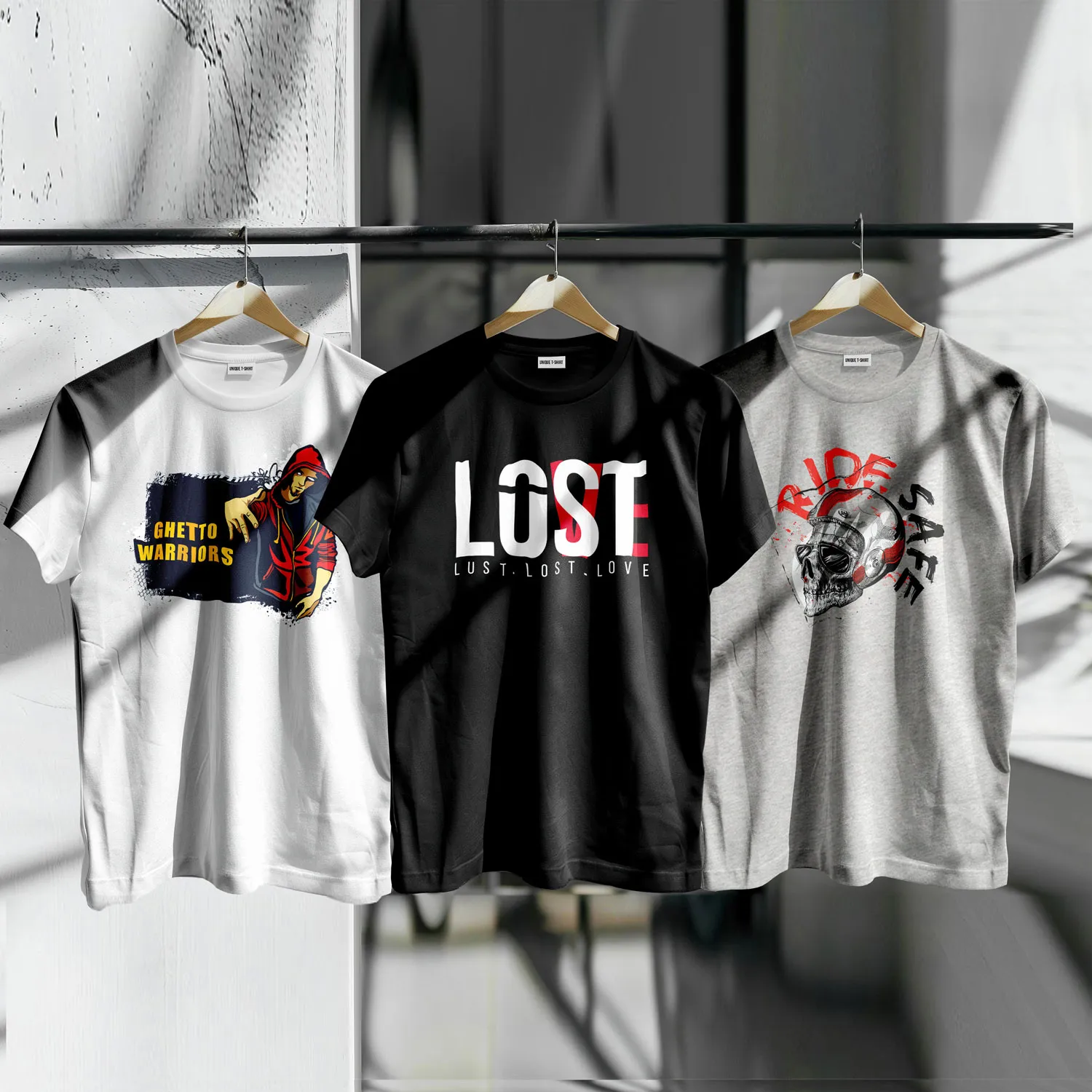 Picture of Unique Design Cotton T-Shirt 3-Piece Combo Pack