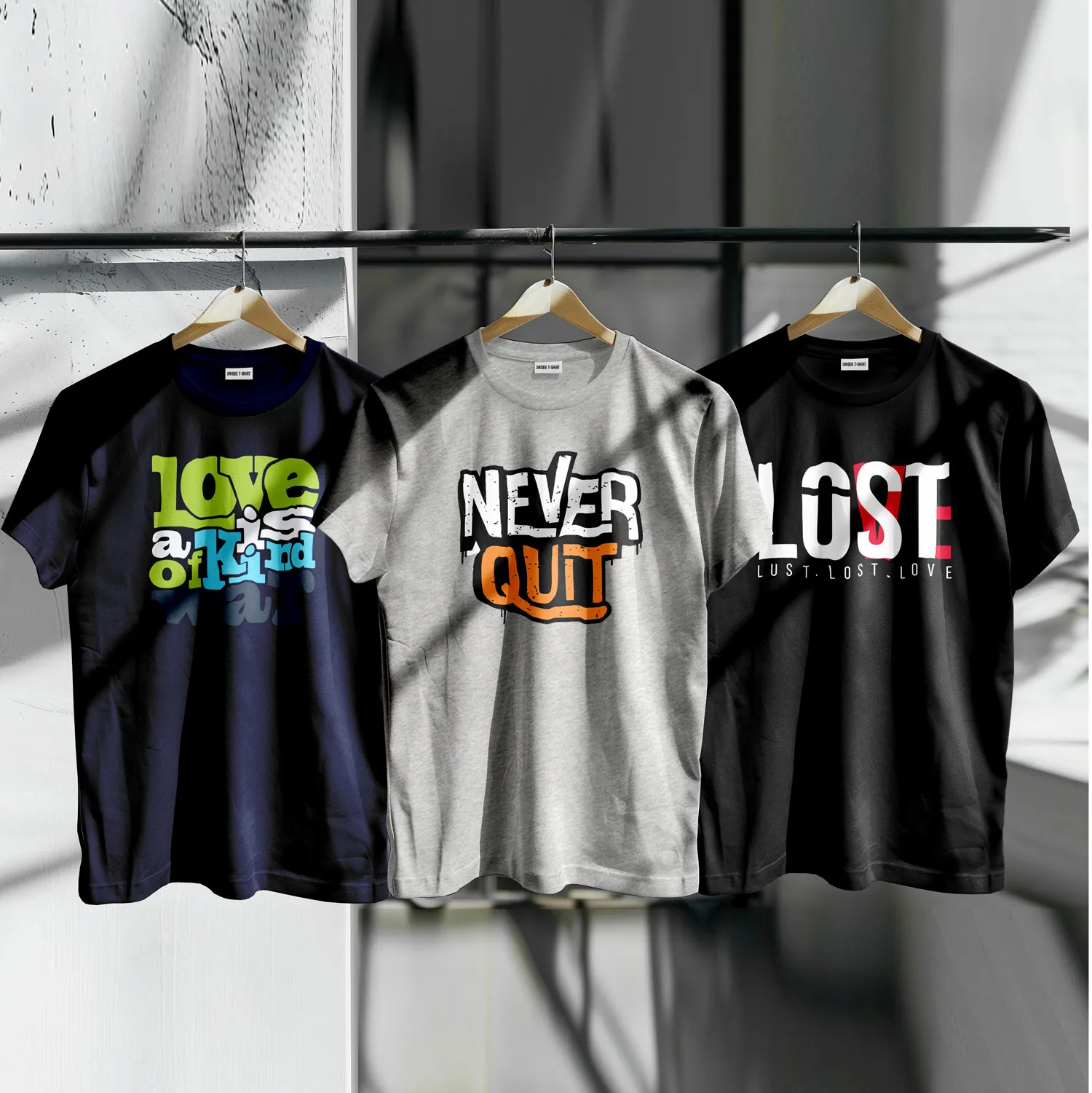 Picture of Unique Design Cotton T-Shirt 3-Piece Combo Pack