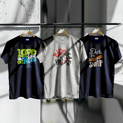 Picture of Unique Design Cotton T-Shirt 3-Piece Combo Pack