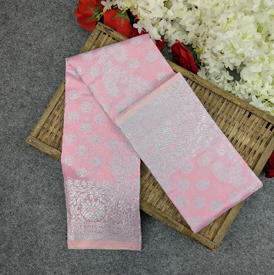 Picture of Premium Silk Katan Saree (Blue, Light Pink, Maroon, Black, Lavender)