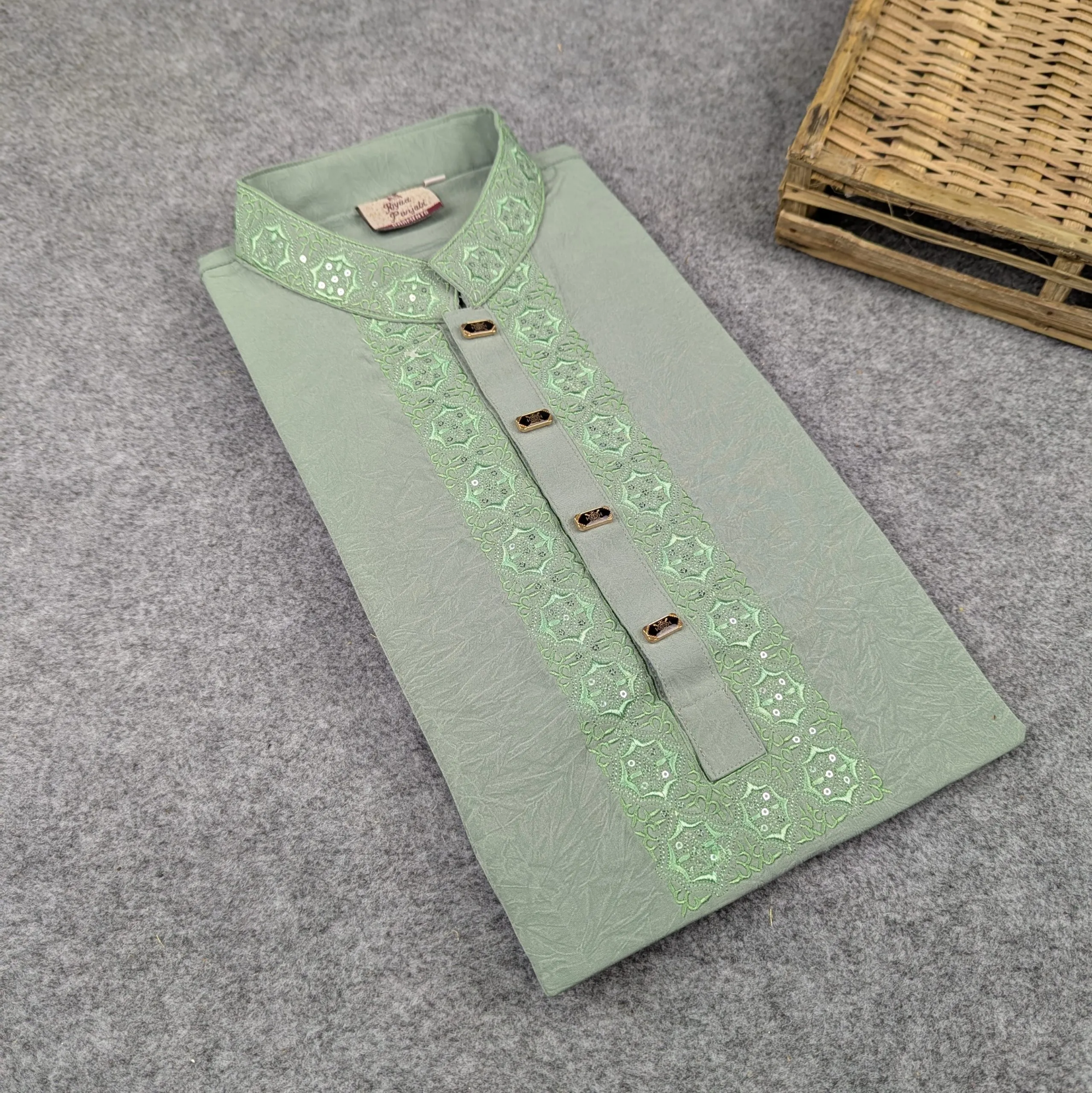 Picture of China Vangchur Fabric Premium Quality Panjabi