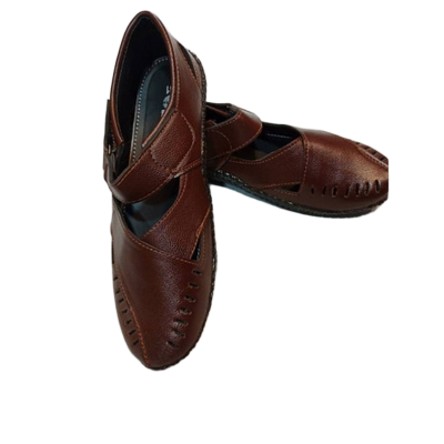 Picture of Chocolate Leather Sandal for Men