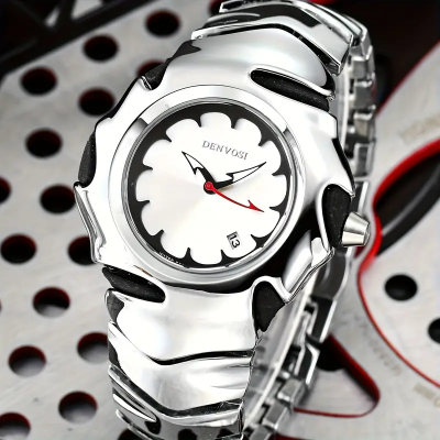 Picture of DENVOSI Premium Metal Watch – Bold Design (Silver Dial)