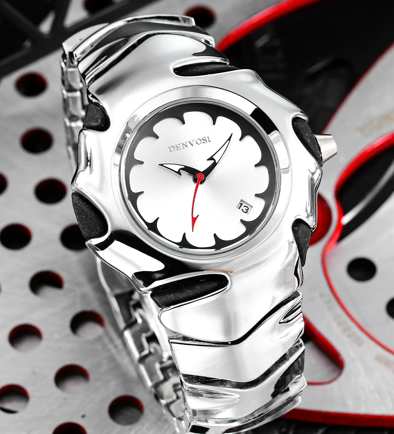 Picture of DENVOSI Premium Metal Watch – Bold Design (Silver Dial)