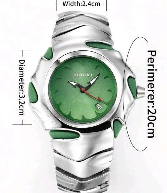 Picture of DENVOSI Premium Metal Watch – Bold Design (Green Dial)