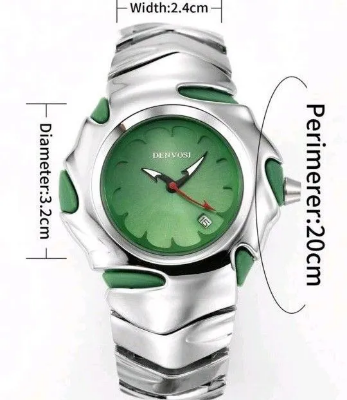 Picture of DENVOSI Premium Metal Watch – Bold Design (Green Dial)