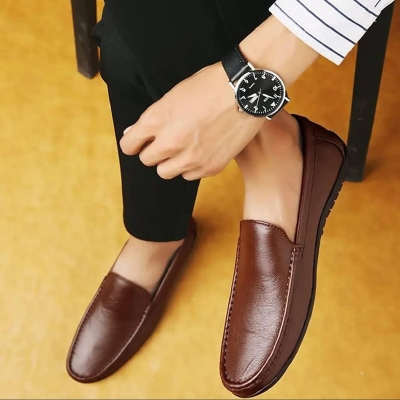 Picture of New High Quality Slip Moccasins Loafers Casual Shoes For Men Driving