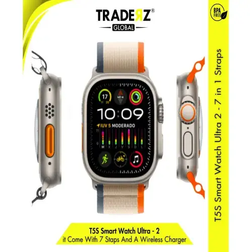 Picture of T5S Ultra Smart Watch With 7 Different Straps