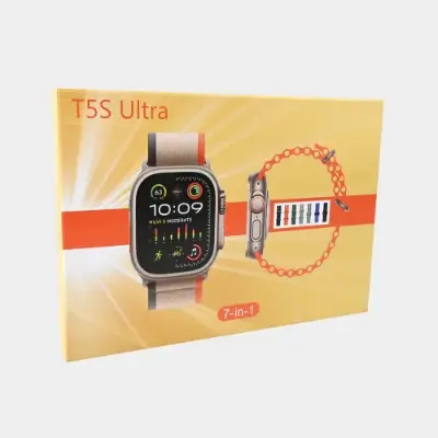 Picture of T5S Ultra Smart Watch With 7 Different Straps