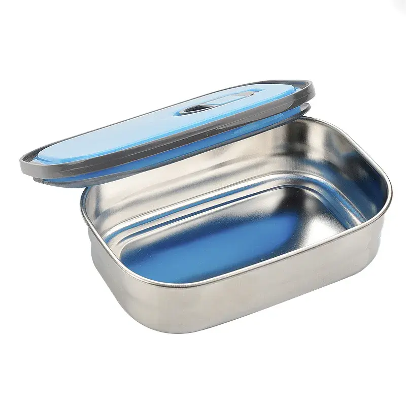 Picture of Lunch Box Tedemel Rectangle Stainless Steel Vacuum Food Container  (Small size)