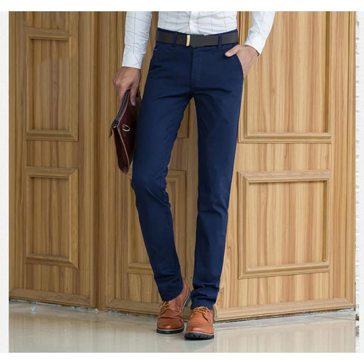 Picture of Men's Gabardine Pant (Navy Color)