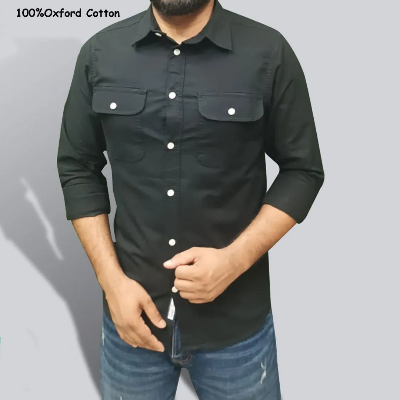 Picture of Fashionable casual shirt for men(black)