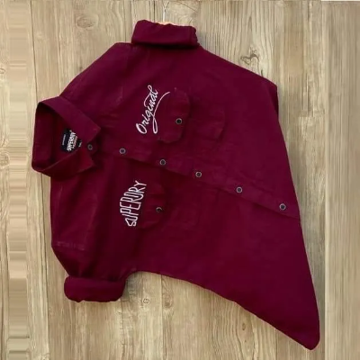 Picture of men"s colid colour cotton shit (meroon)
