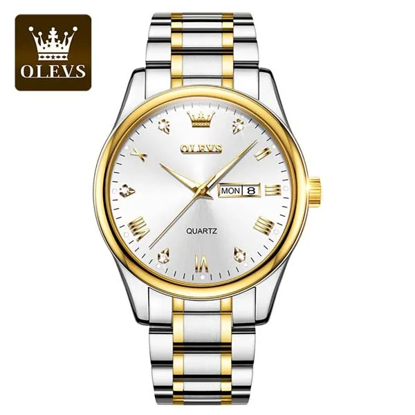 Picture of Olevs Luxury Men’s Quartz Watch (White )