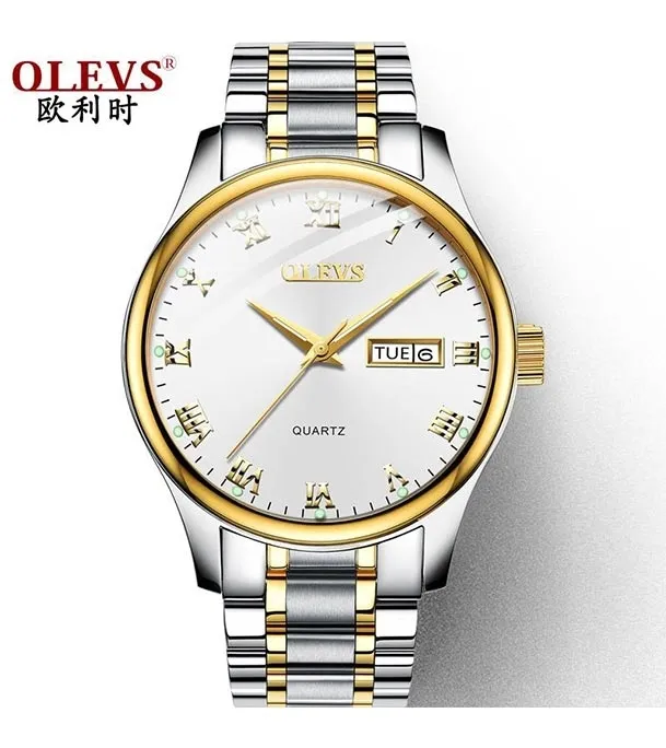 Picture of Olevs Luxury Men’s Quartz Watch (White )