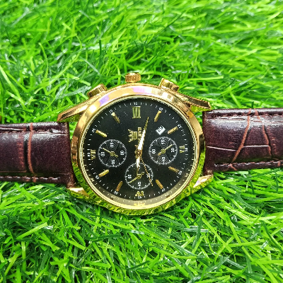 Picture of Artificial Leather Chronograph Wrist Watch For Men