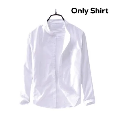 Picture of 3 Pcs Combo Men's Ban Collar Cotton Shirt-