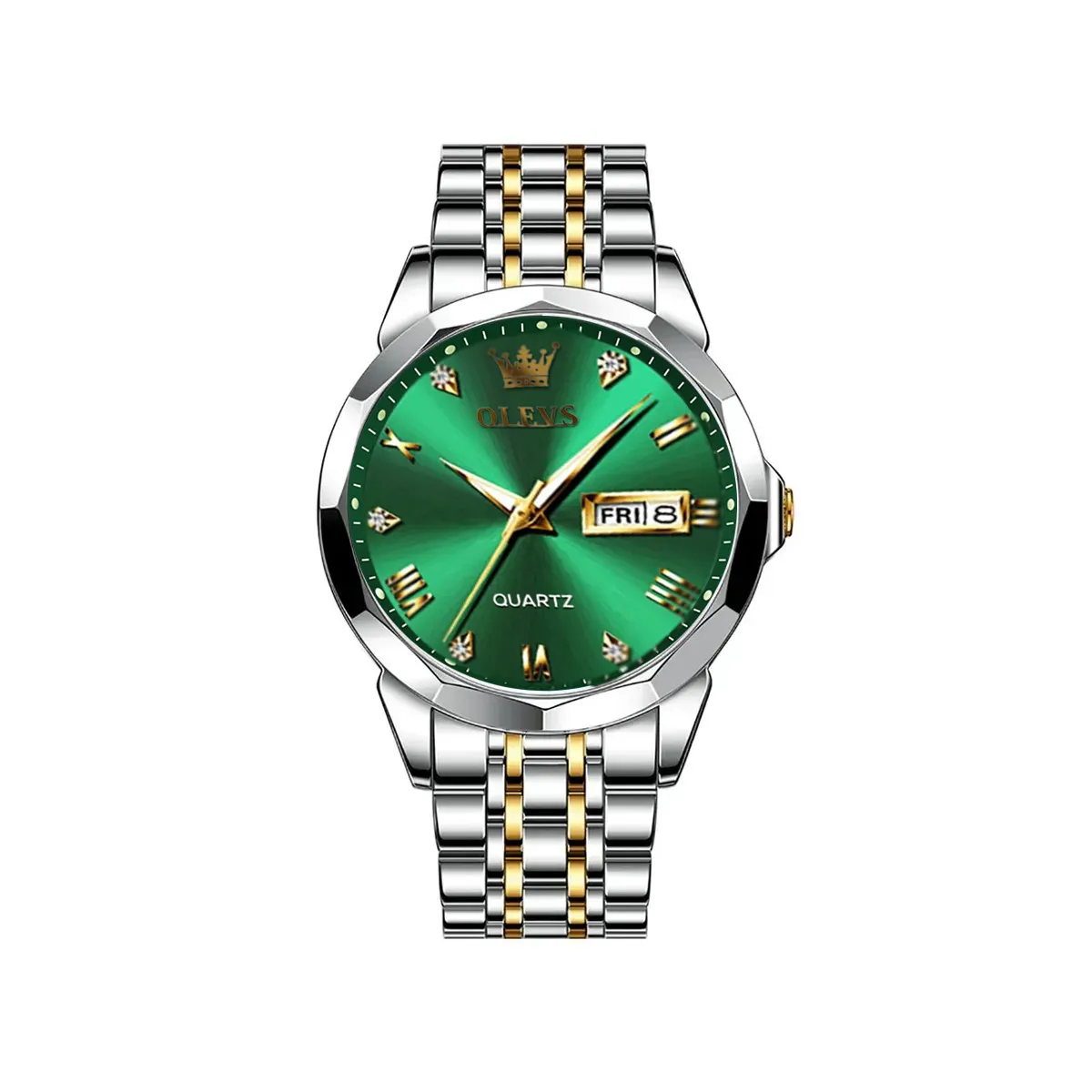 Picture of OLEVS 9931G New Exclusive Design Quartz Watch for Men Green