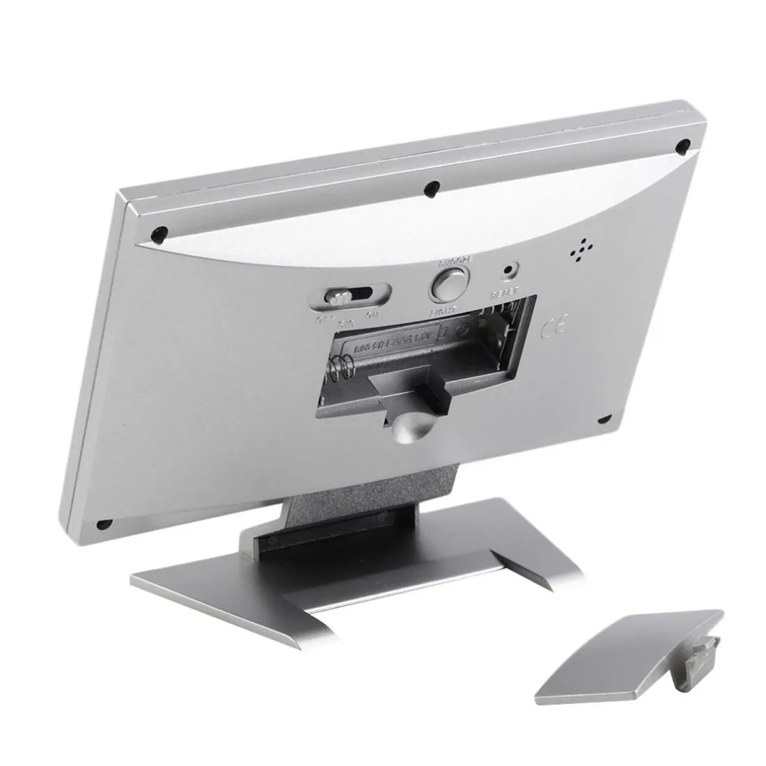 Picture of Digital LCD Clock with Calendar, Temperature Sensor, Alarm for Table and Study Desk