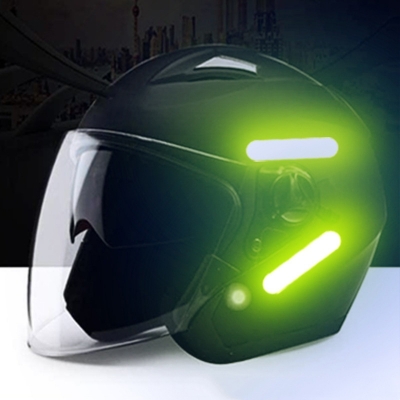 Picture of 4 Pcs Reflective Rim Tape Motorcycle Reflective Tape for Motorcycle Helmets Sticker