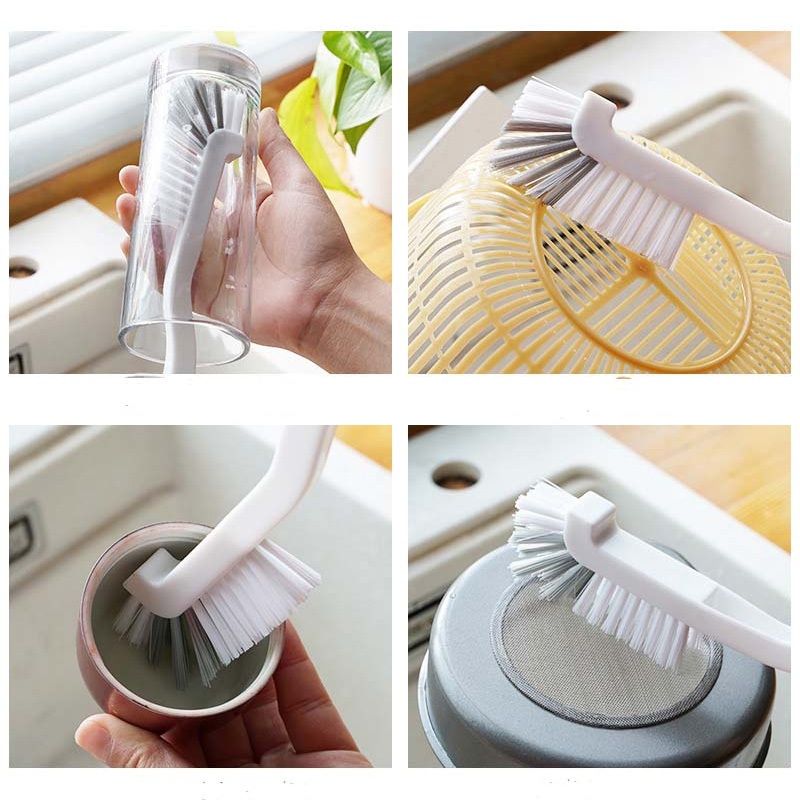Picture of 1 pcs Kitchen Cleaning Brush Gap cleaning brush or Bottle Cleaning Brush(White)