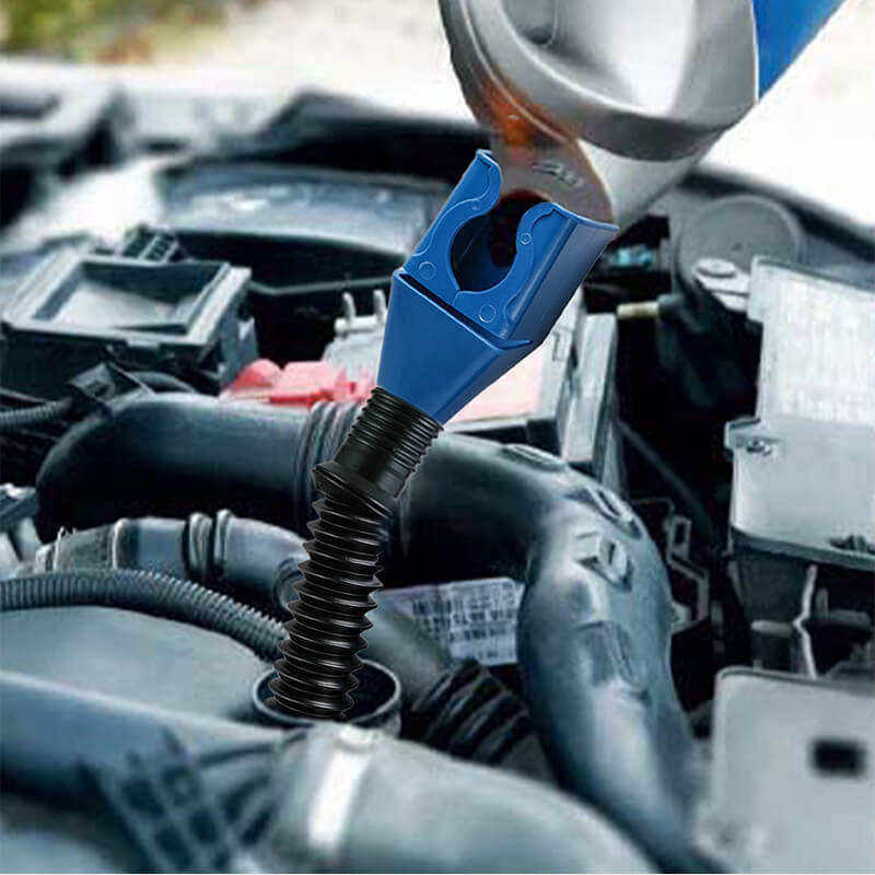 Picture of Universal Refueling Funnel Plastic Car Motorcycle Refueling Gasoline Engine Oil Funnels for Refueling Tool Auto Accessories(Multicolor)