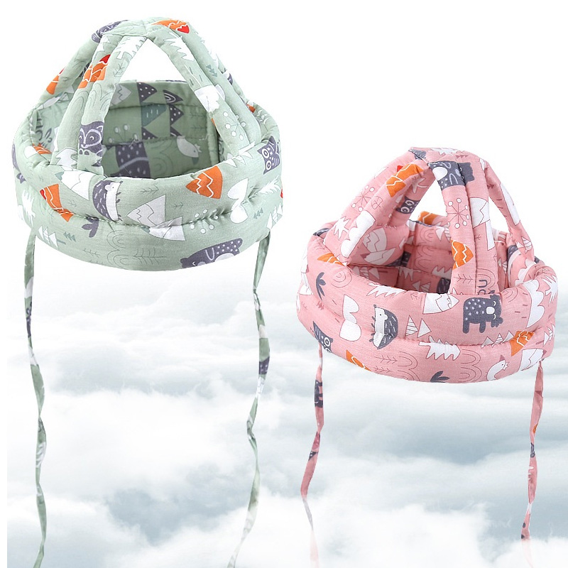 Picture of Baby Head Protector,Baby Helmet ,No Bumps and Soft Cushion,Adjustable Protective Cap Infant Baby Safety Helmet(Multicolor)