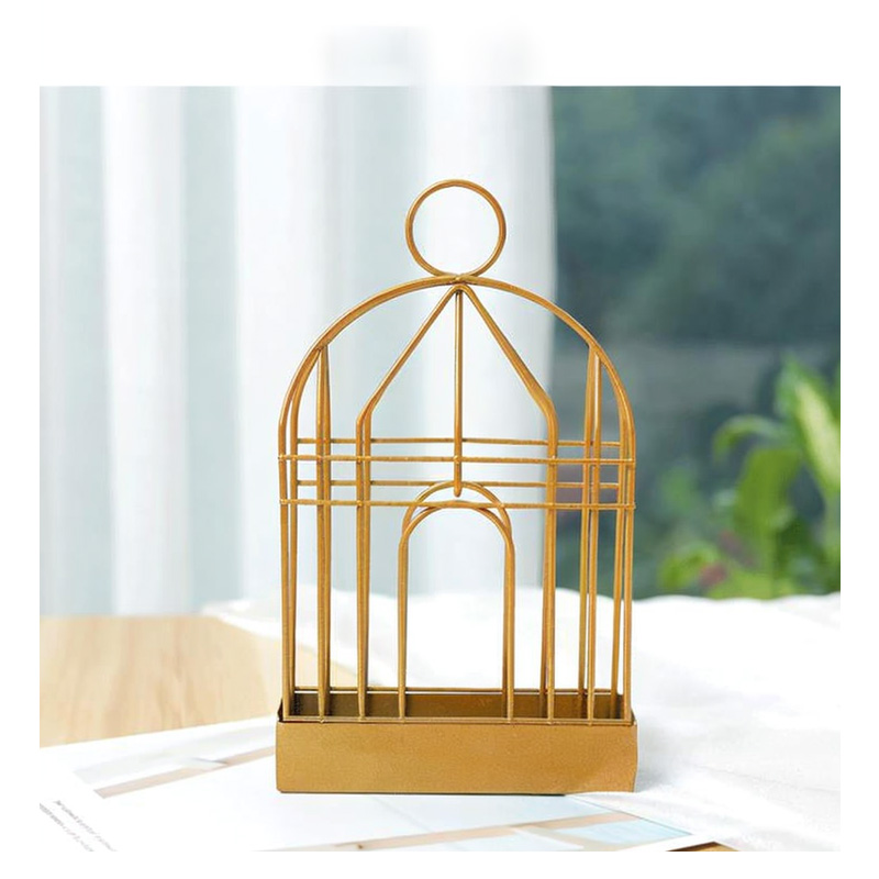Picture of 1 Pcs Bird Cage Mosquito Coil Rack Home Summer Artifact Mosquito Coil Tray Bedroom Desktop Decoration Holder(Black)