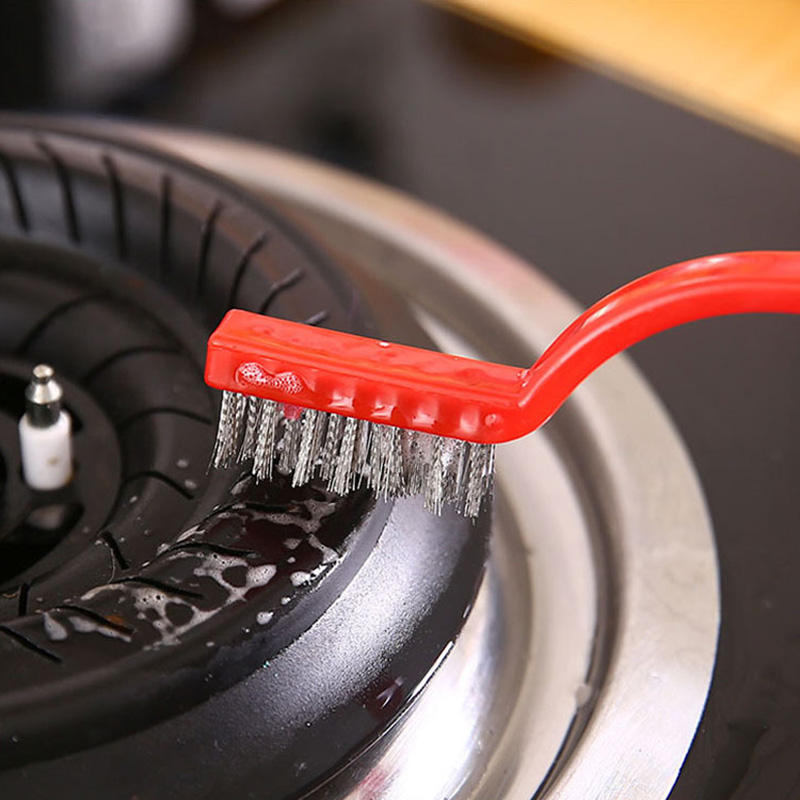 Picture of 3 Pcs Mini Wire Brush Set, Cleaning Tools For Multiple Use - Kitchen Brush(Multicolor)